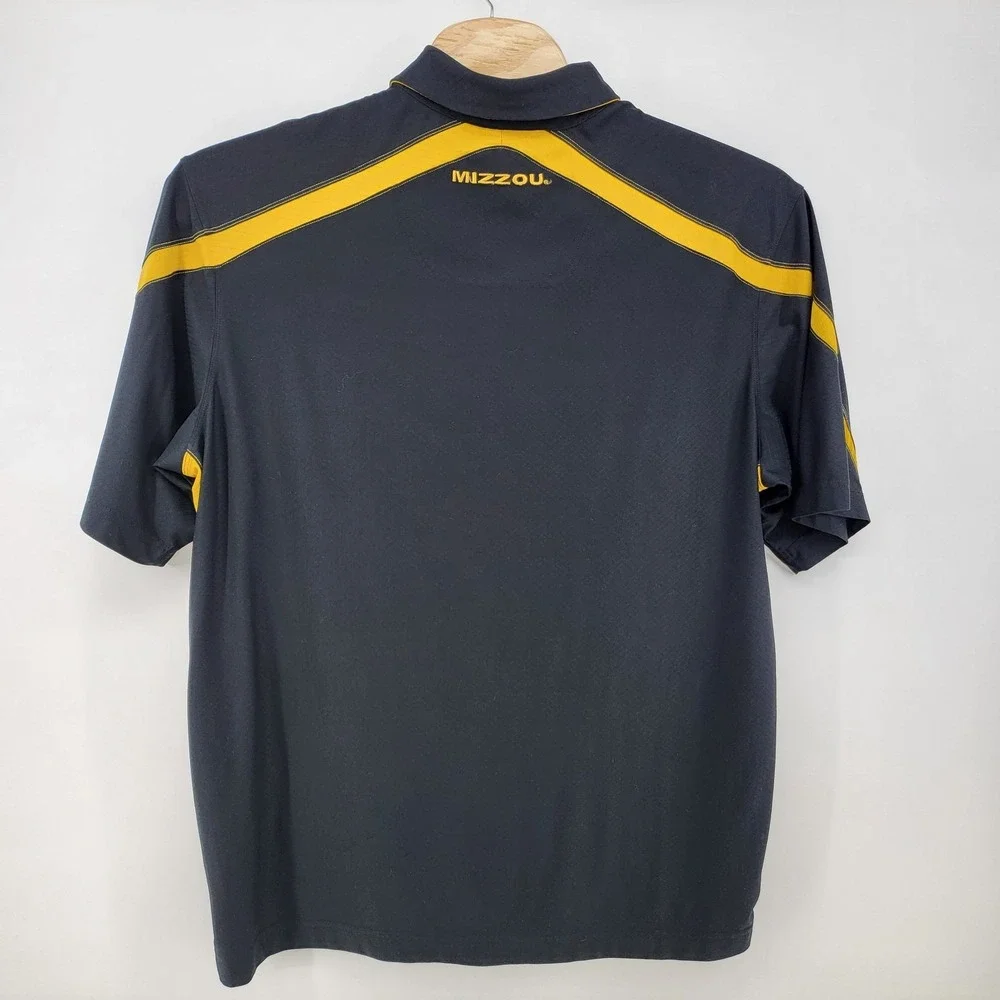 Vintage Nike Mizzou‎ Tigers Shirt Mens 2xl Dry Fit Polo University Missouri NCAA